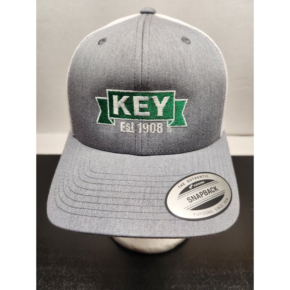Grey Key Industries Snapback Hat - New‎ with Tags